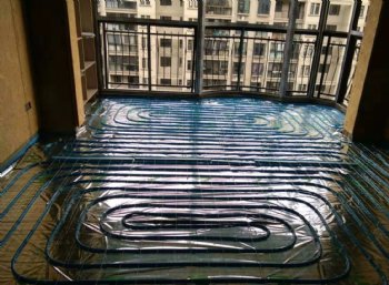 保利印江南地暖安装实景图现代风格客厅