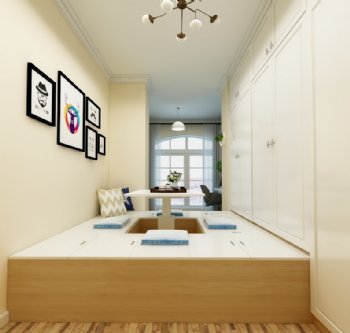 万科公园里三居室 102平米现代雅致舒适之风现代装修图片