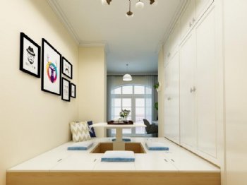 102平米三居室 现代雅致舒适之风现代装修图片