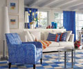 蓝白色彩 打造地中海家居
