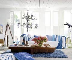 如何用绚丽颜色搭配出地中海风格