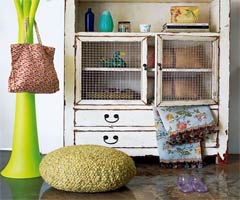 盛夏清雅 怀旧物品混搭