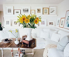 充满艺术文化的客厅风格