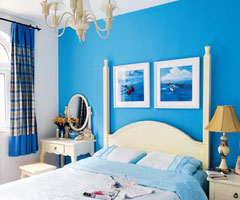 浓厚的地中海闺房风格