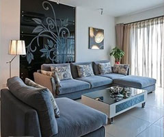 黑灰白三色系打造简约时尚美屋