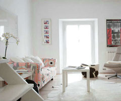 时尚风格搭配 色彩沙发