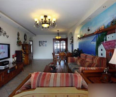 蔚蓝的海景 幸福家居