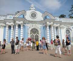 震撼视觉的俄罗斯女沙皇行宫
