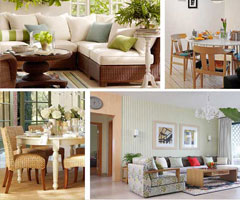 美式淡雅田园装修风格