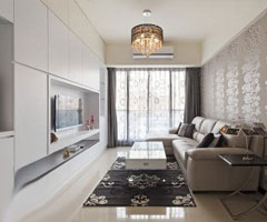 洁白素雅的简约家居风格