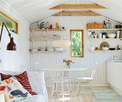 洁白如雪的现代家居空间