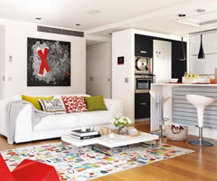 鲜艳色彩 增添家居风采