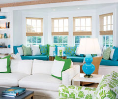 蓝色清凉空间  给夏季降温