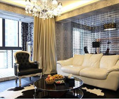 二居室98平米摩登后现代主义家居