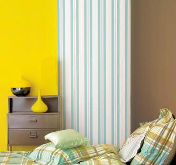 充满活力的卧室背景墙设计