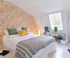 小阁楼摇身一变现代家居风格