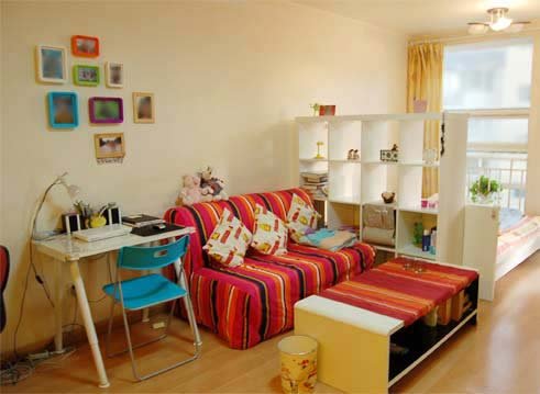 甜蜜小情侣的52平温馨出租窝