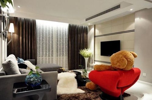 网络MM晒现代简约温馨美家