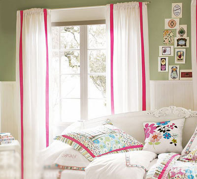 六款窗帘装饰淑女甜美闺房