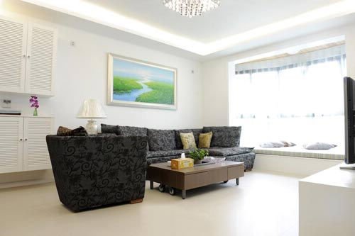 黑白搭配140平米三房经典设计