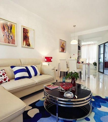 6万装90㎡时尚简约中国红