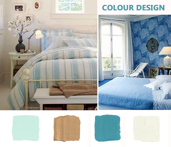 蓝色搭配带给您清爽澄净家居空间