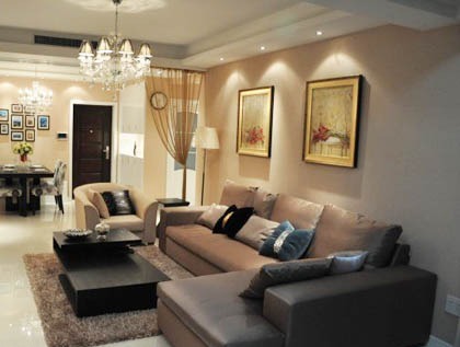 25万打造113平米简约欧式风