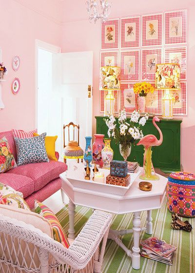 粉色花海中的怡人生活