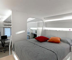 全新小户型概念空间设计 勾勒出超现实的精巧之屋