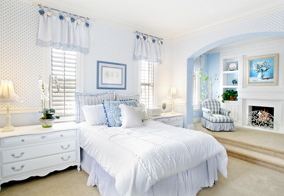 辣妈10万打造色彩+布艺田园风3居室