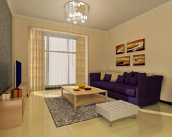 温馨而简约的75平两居 花5.7万