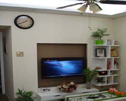 80平米简约浪漫田园风，温馨色彩有爱小家