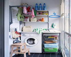 巧妙实现阳台收纳扩充化