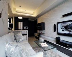 冷酷色调现代时尚家