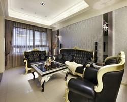 115.5平米银灰冷调古 精致五口之家