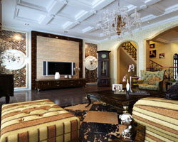 9.2万打造溪树庭院153平米欧式家居