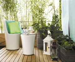 打造森林系绿意阳台 享受舒适休憩之地