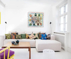 小户型扩容术 小客厅的大感觉沙发区