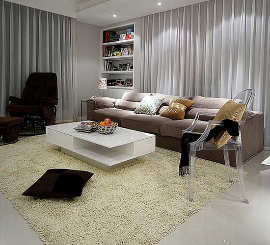 120平米现代混搭三居室