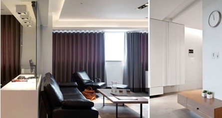 小空间变成大空间的方法一：间接照明减少阻隔变空间