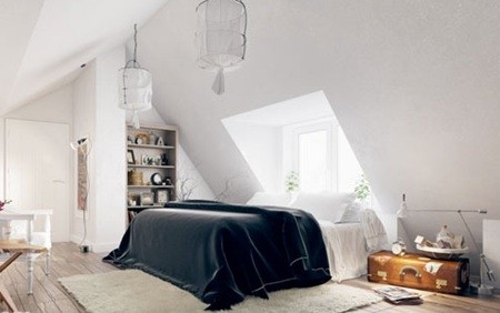 阁楼斜顶空间  家居收纳妙用地