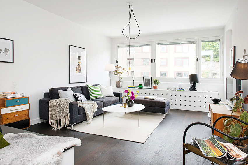 83平米清新整洁收纳两居室