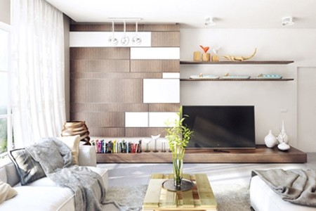 四款小户型电视背景墙设计