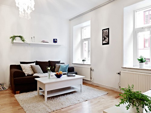 高雅简洁56平米单身小公寓