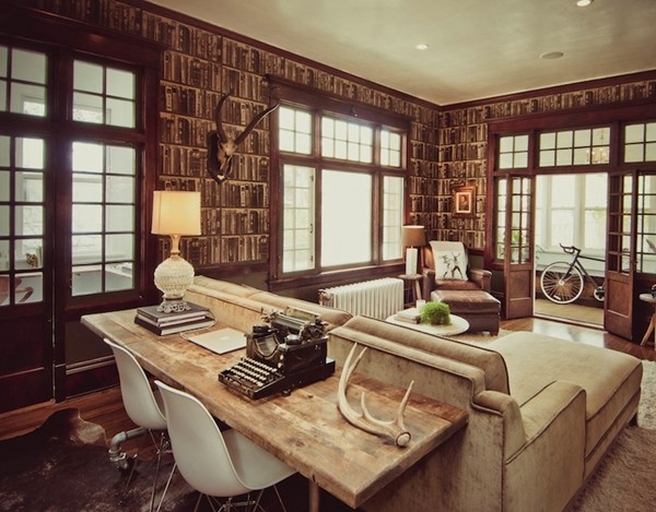 复古气息浓郁的美式古典公寓