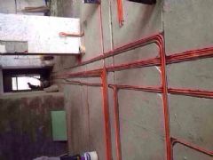 龙发装饰隐蔽工程施工现场