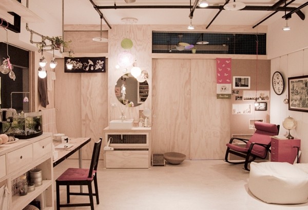 台北三猫两主的开放家居空间