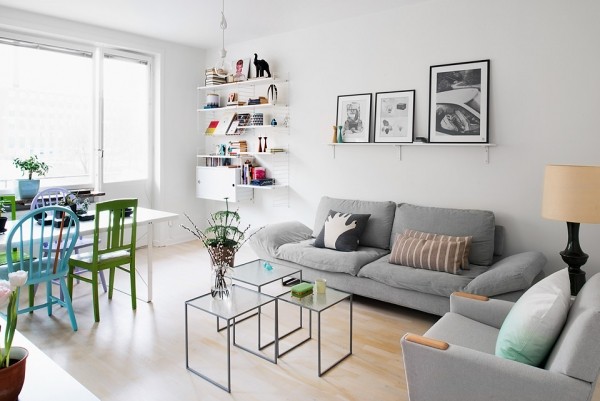 小饰品点缀出的56平米温馨简约公寓