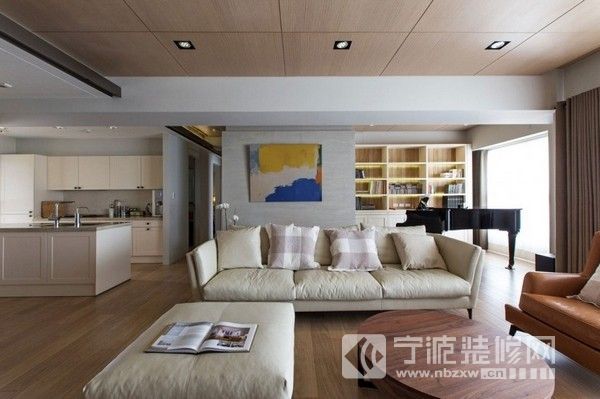 装修案例欣赏：典雅简约的台湾公寓