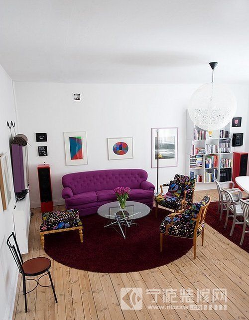 令人过目不忘的97平米复式公寓